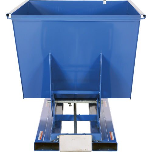 Conteneur autobasculeur, Acier, 1-1/2 vg³, Bleu OSI Industrial Sales