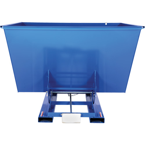 Conteneur autobasculeur, Acier, 2-1/2 vg³, Bleu OSI Industrial Sales