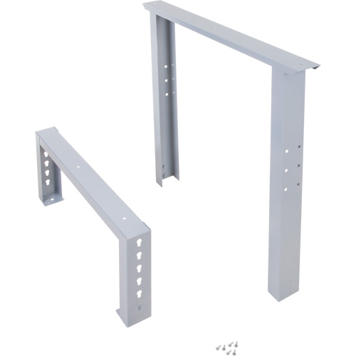 Pattes d'&eacute;tabli pour service industriel, Acier, 30" p x 34" h, Simple OSI Industrial Sales