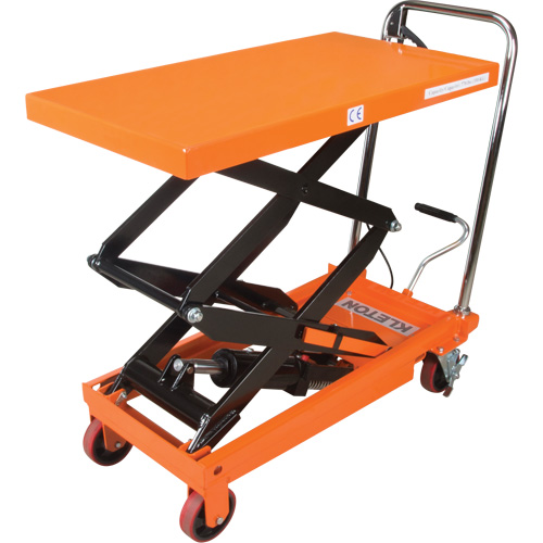 Hydraulic Scissor Lift Table, 35-3/4" L x 19-3/4" W, Steel, 770 lbs. Capacity OSI Industrial Sales