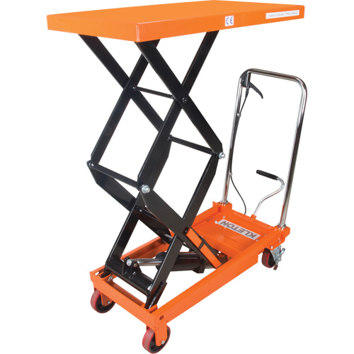 Hydraulic Scissor Lift Table, 35-3/4" L x 19-3/4" W, Steel, 770 lbs. Capacity OSI Industrial Sales