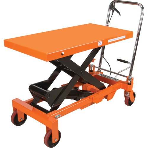 Table &eacute;l&eacute;vatrice &agrave; ciseaux hydraulique, 39-1/2" lo x 20" la, Acier, Capacit&eacute; 1650 lb OSI Industrial Sales