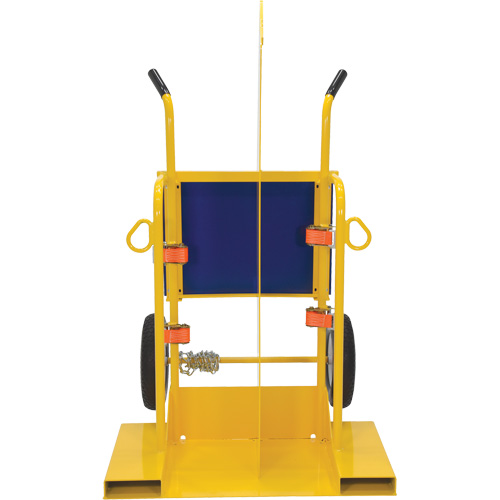 Welding Cylinder Torch Cart, Foam-Filled Wheels, 24" W x 19-1/2" L Base, 500 lbs. OSI Industrial Sales