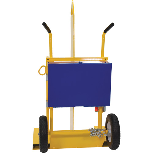 Welding Cylinder Torch Cart, Foam-Filled Wheels, 24" W x 19-1/2" L Base, 500 lbs. OSI Industrial Sales