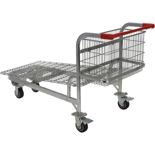 Chariot en treillis emboîtable, Acier, 28-3/4" x 37-1/16" x 59-5/8", Capacit&eacute; 275 lb OSI Industrial Sales