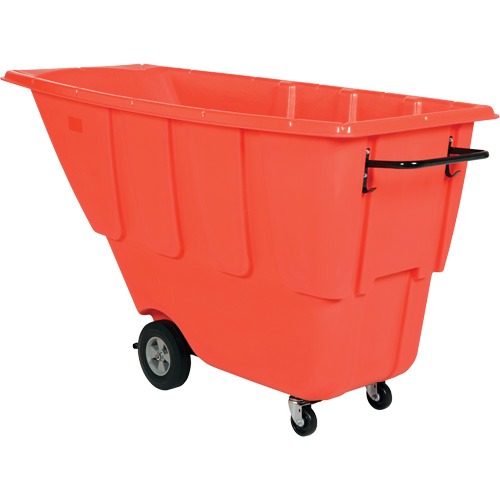 Tilt Truck, Polyethylene, 0.5 cu. yd., 450 lbs. Load Capacity OSI Industrial Sales