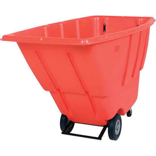 Tilt Truck, Polyethylene, 0.5 cu. yd., 450 lbs. Load Capacity OSI Industrial Sales