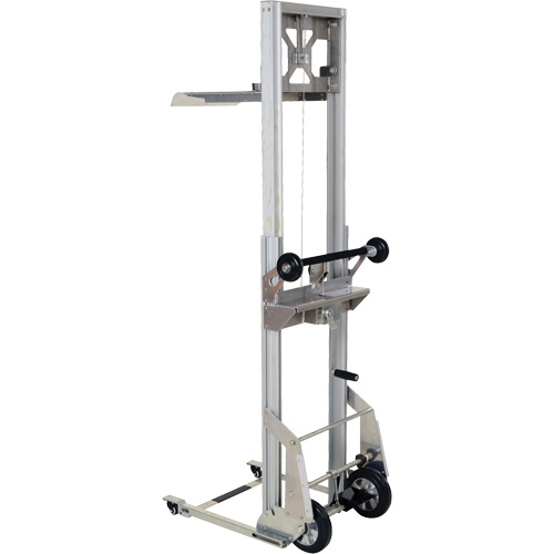 Appareil de levage portatif en aluminium, M&eacute;canisme Pompe au pied, Capacit&eacute; de 200 lb, Levage max de 61" OSI Industrial Sales