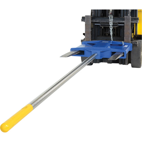 Forklift Carpet Pole, 120-1/2" Length, Fork Mount, 2200 lbs. Capacity OSI Industrial Sales