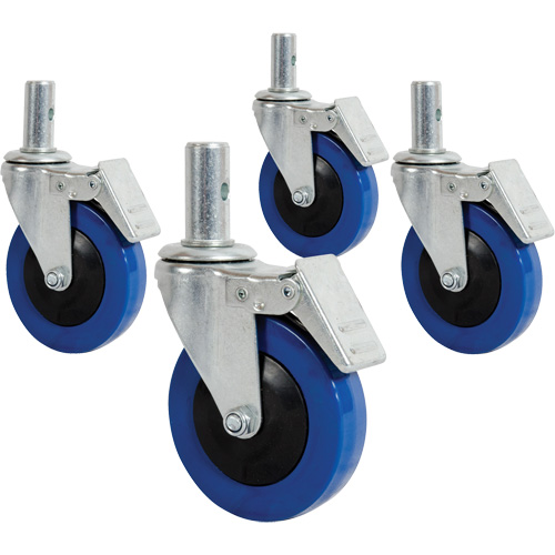 Mini roulette de 4" avec goupille verrouillable OSI Industrial Sales
