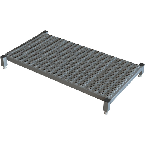 Plateforme de travail en une &eacute;tape &agrave; hauteur r&eacute;glable, 24" la x 48" pr, Capacit&eacute; de 800 lb, Enti&egrave;rement soud&eacute; OSI Industrial Sales