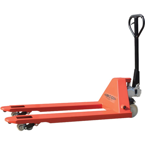 Eco Heavy-Duty Pallet Truck, Steel, 45" L x 21.6" W, 11000 lbs. Capacity OSI Industrial Sales
