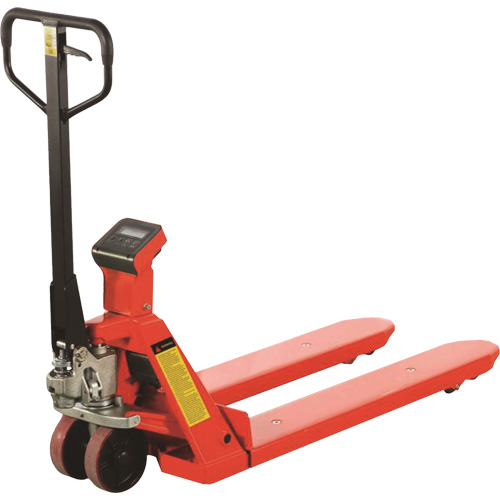 Eco Weigh-Scale Pallet Truck, 48" L x 27" W, 4400 lbs. Cap. OSI Industrial Sales