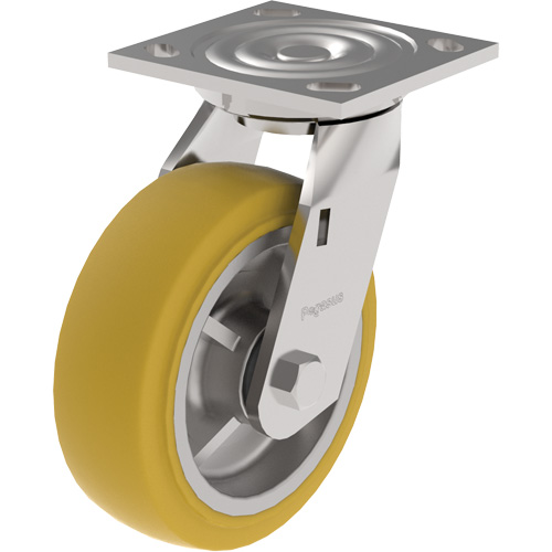 21 Series Medium-Duty Caster, Swivel, 4" (101.6 mm), Urethane, 700 lbs. (317 kg.) OSI Industrial Sales