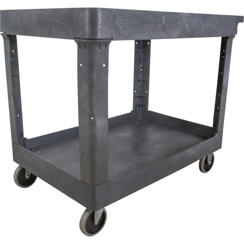 Utility Service Cart, 2 Tiers, 24-5/8" x 32-1/2" x 40", 550 lbs. Capacity OSI Industrial Sales