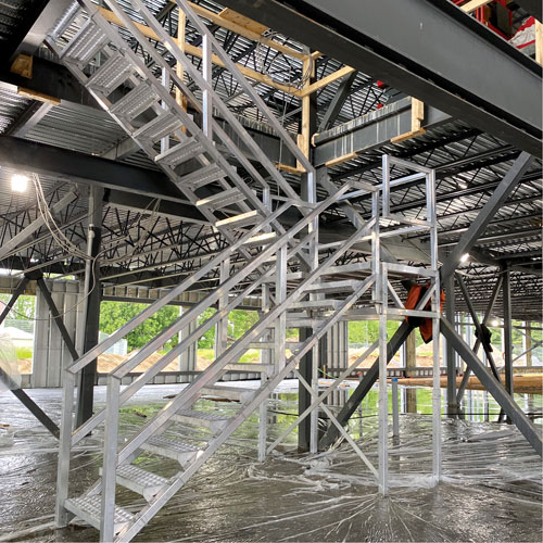 3-5 Step Telescopic Aluminum Smart Stairs OSI Industrial Sales