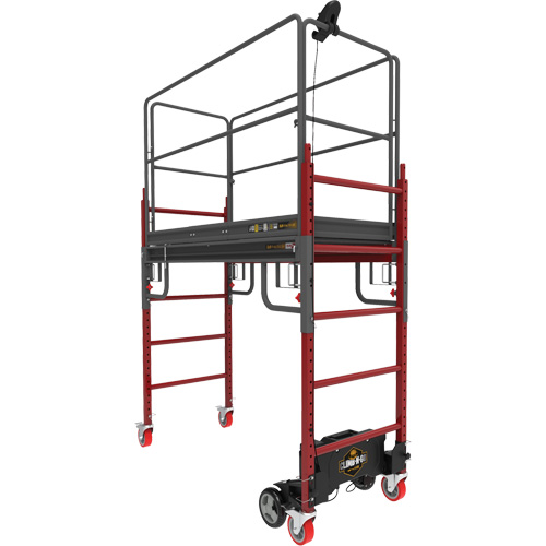 Complete Motorized Buildman 6' Baker Scaffold Kit, 31" D x 118-3/4" H OSI Industrial Sales