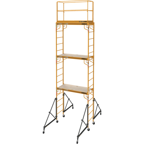 Complete 18' Drywall  Baker Scaffold Tower Set, 122" D x 236" H OSI Industrial Sales