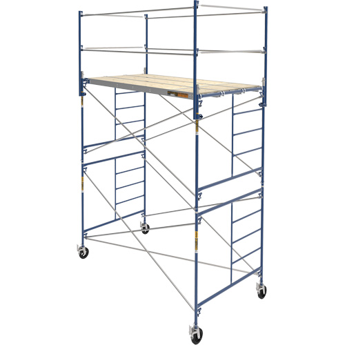 Complete Scaffold Tower with Casters, 66-2/10" D x 177-1/2" H OSI Industrial Sales