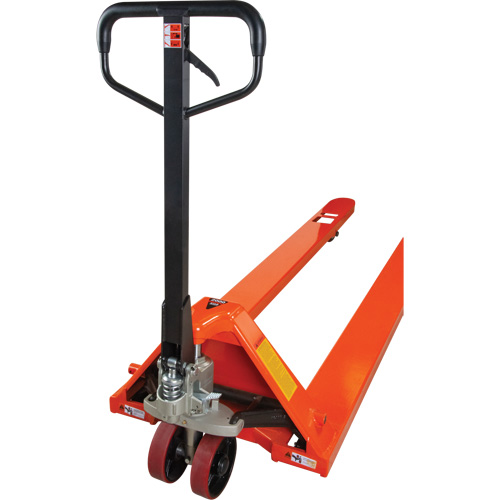 8' Long Fork Hydraulic Pallet Trucks, 96" L x 27" W, 4400 lbs. Capacity OSI Industrial Sales