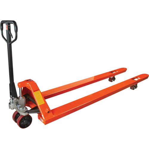 8' Long Fork Hydraulic Pallet Trucks, 96" L x 27" W, 4400 lbs. Capacity OSI Industrial Sales