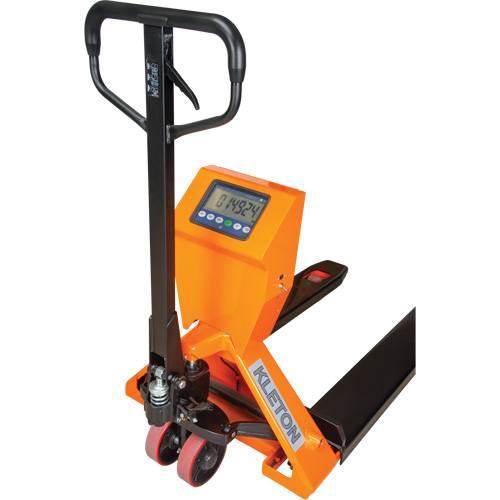 Transpalette &agrave; balance num&eacute;rique, 44,5" lo x 27,75" la, Capacit&eacute; de 4400 lb OSI Industrial Sales