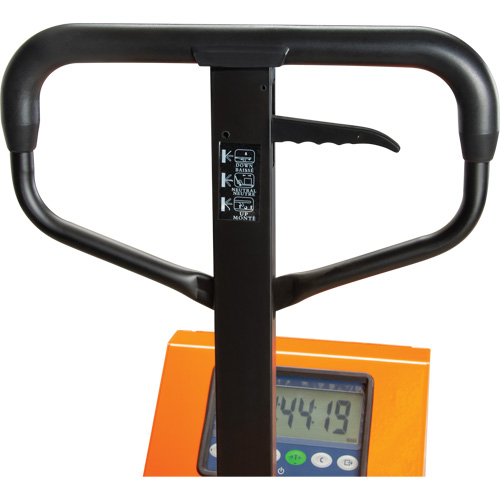 Transpalette &agrave; balance num&eacute;rique, 44,5" lo x 27,75" la, Capacit&eacute; de 4400 lb OSI Industrial Sales