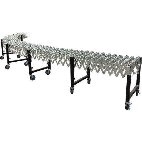 Convoyeur extensible, 23" la x 24' lo, Capacit&eacute; de 200 lb par pi lin. OSI Industrial Sales