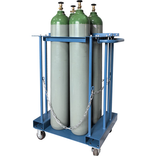 Support de rangement pour 4 cylindres pour chariot &eacute;l&eacute;vateur OSI Industrial Sales
