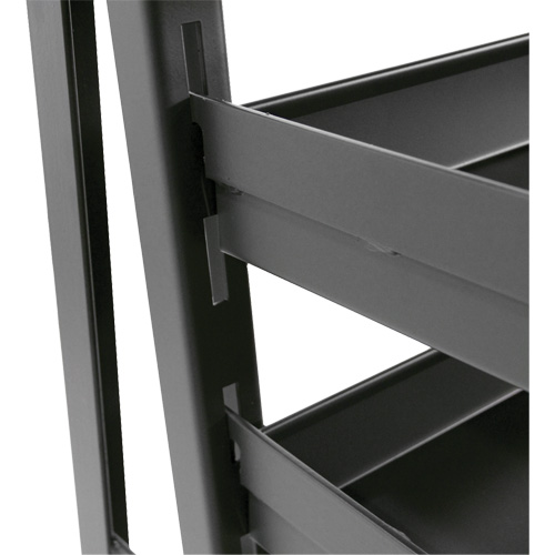 Chariot &agrave; cadre en A robuste &agrave; un c&ocirc;t&eacute; avec 6 plateaux, 38" x 25" x 63", Capacit&eacute; 2500 lb OSI Industrial Sales