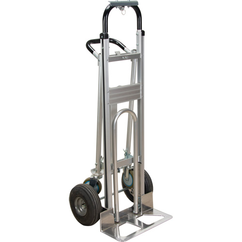 3-in-1 Convertible Hand Truck, Aluminum, 600 lbs. Capacity OSI Industrial Sales
