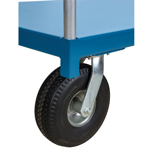 Heavy-Duty Platform Truck, 48" L x 24" W, 1200 lbs. Capacity, Flat Free Casters OSI Industrial Sales