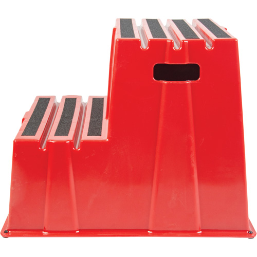 Escabeau industriel, 2 marches, 26" x 22-7/16" x Hauteur 19-11/16" OSI Industrial Sales