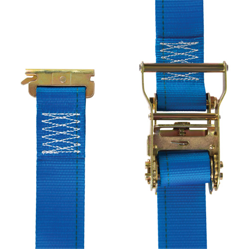Logistic Strap, Ratchet, 2" W x 20' L, 1000 lbs. (454 kg) WLL OSI Industrial Sales