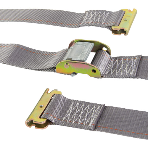 Tendeur d'arrimage utilitaire robuste, Boucle &agrave; came, 2" la x 16' lo, Charge d'utilisation 835 lb (379 kg) OSI Industrial Sales