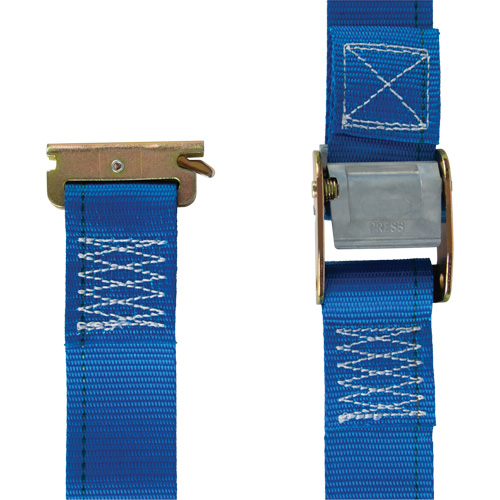 Tendeur d'arrimage utilitaire &agrave; cliquet, Boucle &agrave; came, 2" la x 20' lo, Charge d'utilisation 835 lb (379 kg) OSI Industrial Sales
