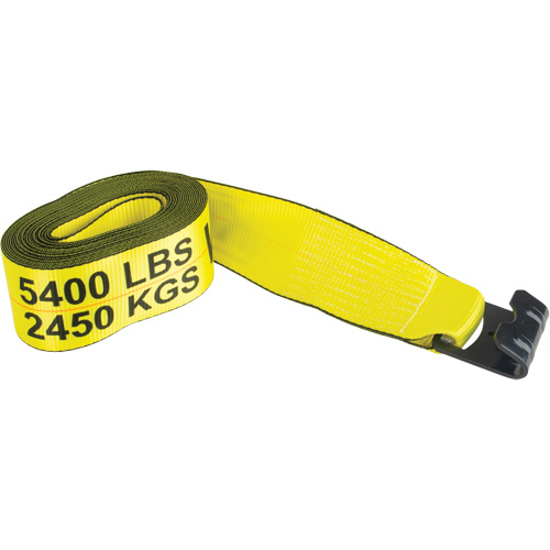 Tendeur d'arrimage logistique, Crochet plat, 30' , 4" , Charge d'utilisation max. 5400 lb (2449 kg) OSI Industrial Sales