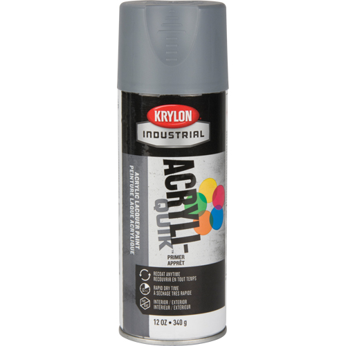 Laque industrielle Acryli-Quik, Gris, Tr&egrave;s mat, 12 oz, Canette a&eacute;rosol OSI Industrial Sales