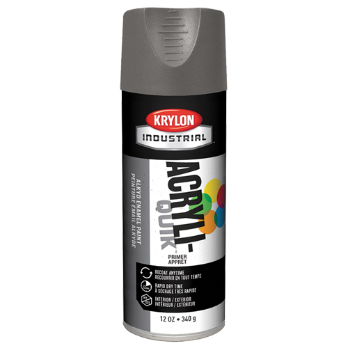 Laque industrielle Acryli-Quik, Gris, Tr&egrave;s mat, 12 oz, Canette a&eacute;rosol OSI Industrial Sales
