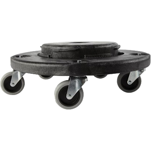 Brute&reg; Dolly, Polyethylene, Black, Fits: 20 - 55 US Gal. OSI Industrial Sales