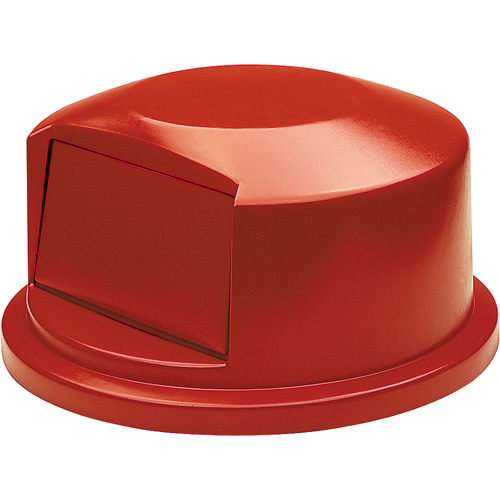 Round Brute&reg; Tops, Dome Lid, Plastic/Polyethylene, Fits Container Size: 24" Dia. OSI Industrial Sales