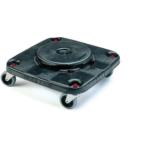 Square BRUTE&reg; Dollies, Polyethylene, Black OSI Industrial Sales