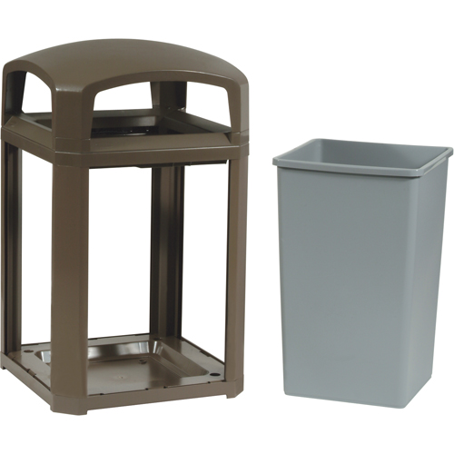 Cadre pour contenant Landmark Series Classique a/enveloppe rigide, Acier galvanis&eacute;, 35 gal. US OSI Industrial Sales