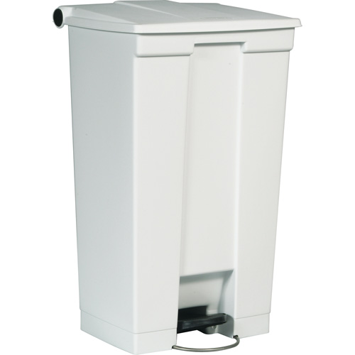 Flat Top Trash Can, Polyethylene, 23 US gal. Capacity OSI Industrial Sales