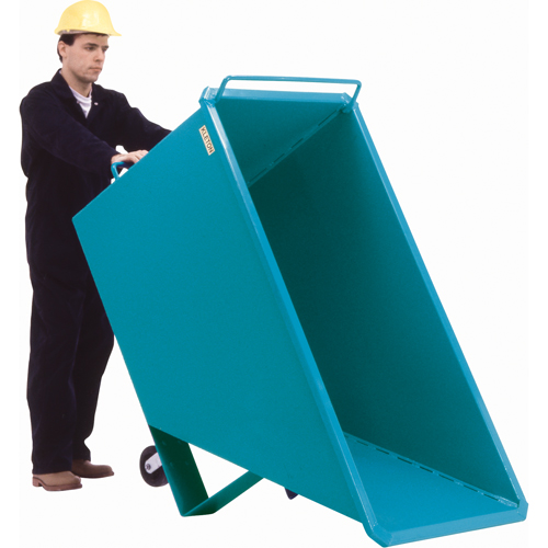 Chariot basculeur en acier, Acier, 1 vg³, Capacit&eacute; de charge de 2000 lb OSI Industrial Sales