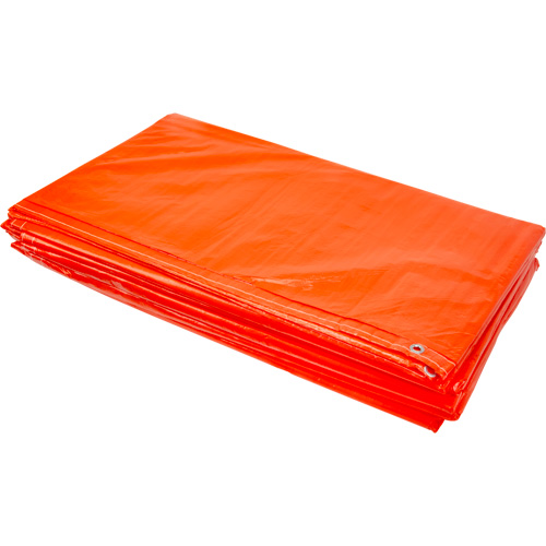 Insulated Tarps, Polyethylene, Orange, 20' x 12' x 8 mils OSI Industrial Sales