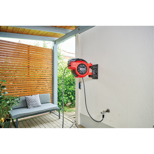 Cordless Water Hose Reel, 100' OSI Industrial Sales