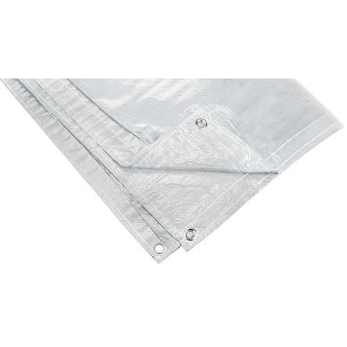 Insulated Tarp, Polyethylene, White, 20' x 12' x 8 mils OSI Industrial Sales
