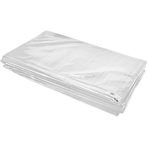 Insulated Tarp, Polyethylene, White, 20' x 12' x 8 mils OSI Industrial Sales