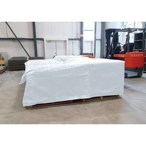 Insulated Tarp, Polyethylene, White, 20' x 12' x 8 mils OSI Industrial Sales